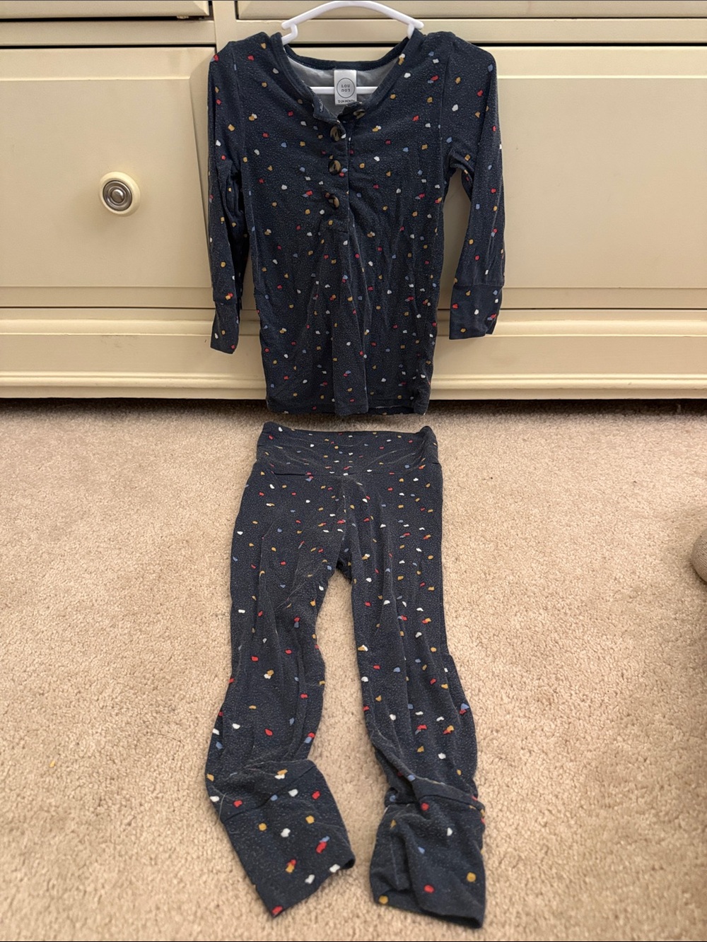 Lou Lou & Company • bamboo 🌴 12-24 months • navy sprinkles